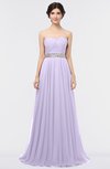 ColsBM Zahra Pastel Lilac Elegant A-line Strapless Sleeveless Half Backless Bridesmaid Dresses