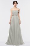 ColsBM Zahra Platinum Elegant A-line Strapless Sleeveless Half Backless Bridesmaid Dresses