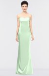 ColsBM Reagan Light Green Mature Column Strapless Zip up Floor Length Plainness Prom Dresses
