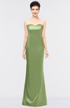 ColsBM Reagan Moss Green Mature Column Strapless Zip up Floor Length Plainness Prom Dresses