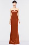 ColsBM Reagan Rust Mature Column Strapless Zip up Floor Length Plainness Prom Dresses
