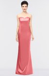 ColsBM Reagan Shell Pink Mature Column Strapless Zip up Floor Length Plainness Prom Dresses