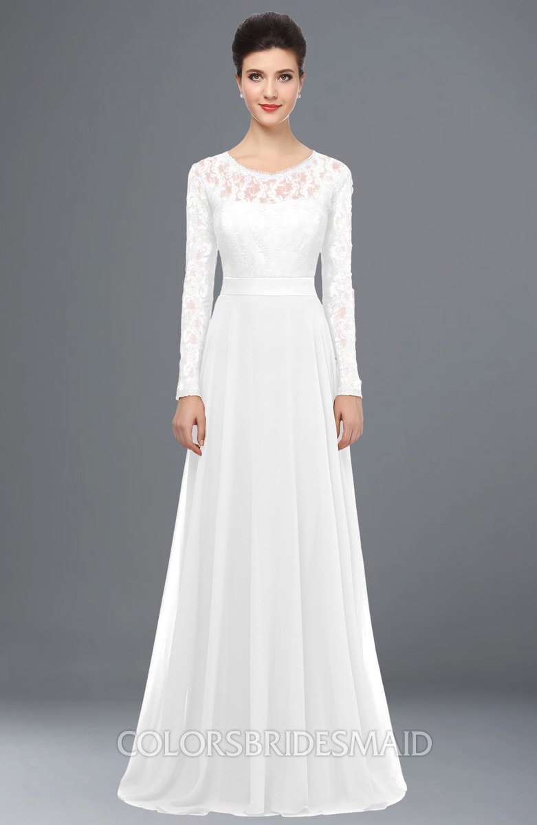 floor length lace dress