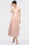 ColsBM Isabella Pastel Pink Elegant A-line Bateau Sleeveless Zip up Ruching Evening Dresses
