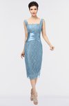 ColsBM Colette Ice Blue Mature Column Sleeveless Zip up Lace Bridesmaid Dresses