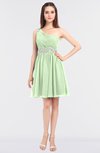 ColsBM Patsy Seacrest Sexy A-line Asymmetric Neckline Sleeveless Zip up Mini Bridesmaid Dresses