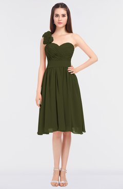 ColsBM Mina Beech Romantic A-line Asymmetric Neckline Sleeveless Knee Length Bridesmaid Dresses