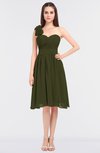 ColsBM Mina Beech Romantic A-line Asymmetric Neckline Sleeveless Knee Length Bridesmaid Dresses