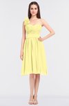 ColsBM Mina Daffodil Romantic A-line Asymmetric Neckline Sleeveless Knee Length Bridesmaid Dresses