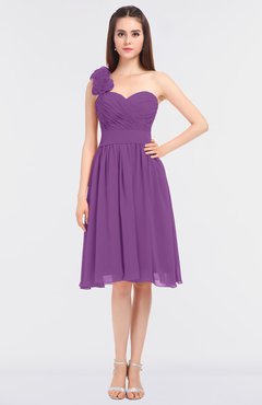 ColsBM Mina Dahlia Romantic A-line Asymmetric Neckline Sleeveless Knee Length Bridesmaid Dresses