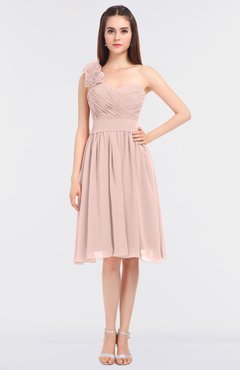 ColsBM Mina Dusty Rose Romantic A-line Asymmetric Neckline Sleeveless Knee Length Bridesmaid Dresses