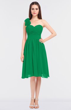 ColsBM Mina Jelly Bean Romantic A-line Asymmetric Neckline Sleeveless Knee Length Bridesmaid Dresses