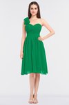 ColsBM Mina Jelly Bean Romantic A-line Asymmetric Neckline Sleeveless Knee Length Bridesmaid Dresses