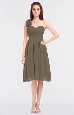 ColsBM Mina Otter Romantic A-line Asymmetric Neckline Sleeveless Knee Length Bridesmaid Dresses