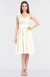 ColsBM Mina Whisper White Romantic A-line Asymmetric Neckline Sleeveless Knee Length Bridesmaid Dresses