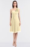 ColsBM Zoie Cornhusk Sexy A-line Asymmetric Neckline Sleeveless Knee Length Bridesmaid Dresses