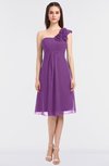 ColsBM Zoie Dahlia Sexy A-line Asymmetric Neckline Sleeveless Knee Length Bridesmaid Dresses