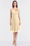 ColsBM Zoie Marzipan Sexy A-line Asymmetric Neckline Sleeveless Knee Length Bridesmaid Dresses