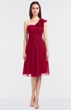 ColsBM Zoie Scooter Sexy A-line Asymmetric Neckline Sleeveless Knee Length Bridesmaid Dresses