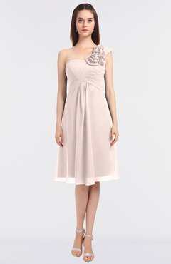ColsBM Zoie Silver Peony Sexy A-line Asymmetric Neckline Sleeveless Knee Length Bridesmaid Dresses