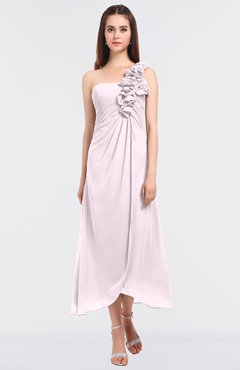 ColsBM Chelsea Blush Sexy A-line Asymmetric Neckline Half Backless Flower Bridesmaid Dresses