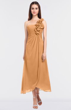 ColsBM Chelsea Pheasant Sexy A-line Asymmetric Neckline Half Backless Flower Bridesmaid Dresses