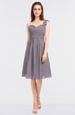 ColsBM Kiley Cameo Glamorous A-line Asymmetric Neckline Sleeveless Zip up Knee Length Bridesmaid Dresses