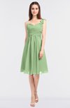 ColsBM Kiley Gleam Glamorous A-line Asymmetric Neckline Sleeveless Zip up Knee Length Bridesmaid Dresses