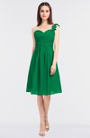 ColsBM Kiley Jelly Bean Glamorous A-line Asymmetric Neckline Sleeveless Zip up Knee Length Bridesmaid Dresses