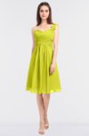 ColsBM Kiley Sulphur Spring Glamorous A-line Asymmetric Neckline Sleeveless Zip up Knee Length Bridesmaid Dresses