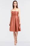 ColsBM Zaria Lantana Mature Strapless Zip up Knee Length Bow Bridesmaid Dresses