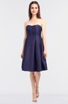 ColsBM Zaria Orient Blue Mature Strapless Zip up Knee Length Bow Bridesmaid Dresses