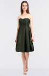 ColsBM Zaria Rifle Green Mature Strapless Zip up Knee Length Bow Bridesmaid Dresses