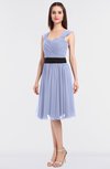 ColsBM Cadence Blue Heron Modern A-line Thick Straps Knee Length Sash Bridesmaid Dresses