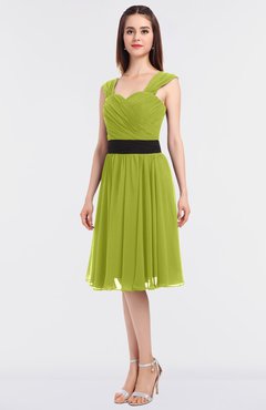 ColsBM Cadence Green Oasis Modern A-line Thick Straps Knee Length Sash Bridesmaid Dresses