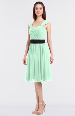 ColsBM Cadence Honeydew Modern A-line Thick Straps Knee Length Sash Bridesmaid Dresses