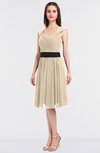 ColsBM Cadence Novelle Peach Modern A-line Thick Straps Knee Length Sash Bridesmaid Dresses