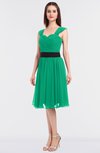 ColsBM Cadence Pepper Green Modern A-line Thick Straps Knee Length Sash Bridesmaid Dresses