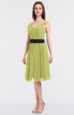 ColsBM Cadence Pistachio Modern A-line Thick Straps Knee Length Sash Bridesmaid Dresses
