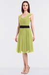 ColsBM Cadence Pistachio Modern A-line Thick Straps Knee Length Sash Bridesmaid Dresses