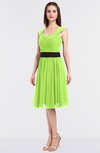 ColsBM Cadence Sharp Green Modern A-line Thick Straps Knee Length Sash Bridesmaid Dresses
