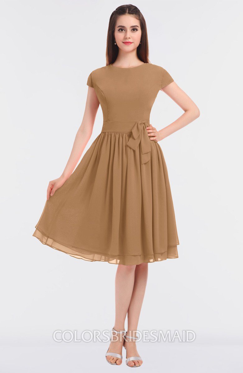 light brown dress