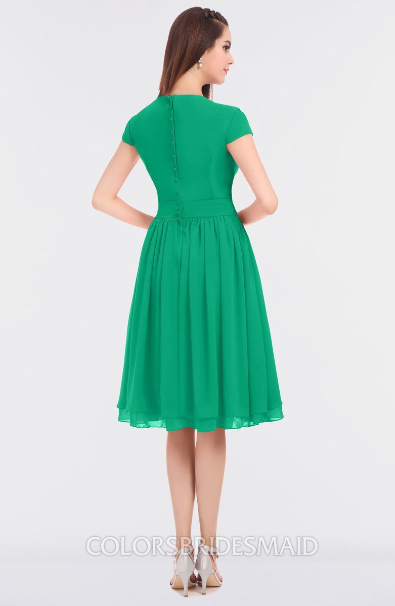 green emerald velvet dress Simple Gray Green Mermaid Satin Long Bridesmaid Dresses With Train, MBD170 main image 0