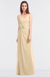 ColsBM Cassidy Apricot Gelato Elegant A-line Strapless Sleeveless Floor Length Bridesmaid Dresses