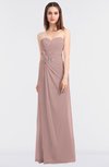 ColsBM Cassidy Bridal Rose Elegant A-line Strapless Sleeveless Floor Length Bridesmaid Dresses
