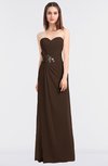 ColsBM Cassidy Copper Elegant A-line Strapless Sleeveless Floor Length Bridesmaid Dresses