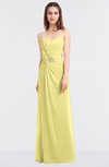 ColsBM Cassidy Daffodil Elegant A-line Strapless Sleeveless Floor Length Bridesmaid Dresses
