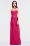 ColsBM Cassidy Fuschia Elegant A-line Strapless Sleeveless Floor Length Bridesmaid Dresses