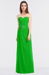 ColsBM Cassidy Jasmine Green Elegant A-line Strapless Sleeveless Floor Length Bridesmaid Dresses
