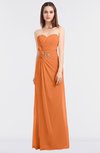 ColsBM Cassidy Mango Elegant A-line Strapless Sleeveless Floor Length Bridesmaid Dresses